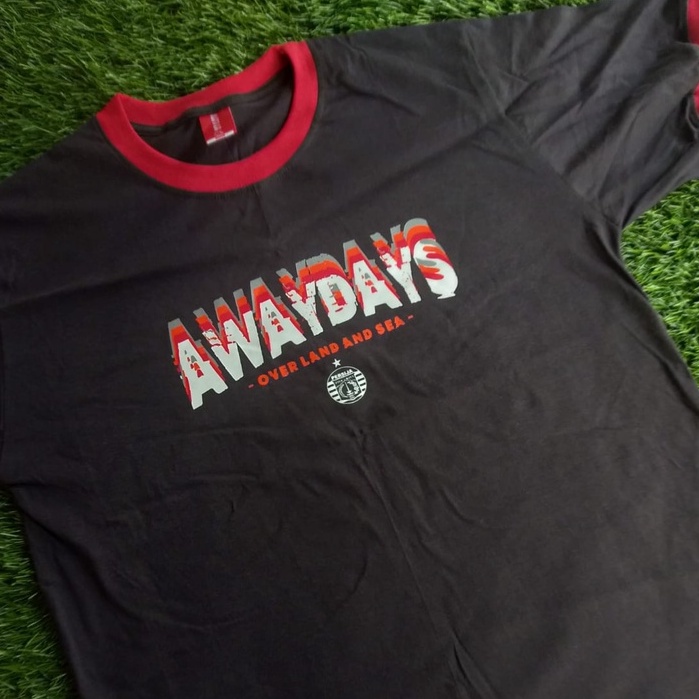 KAOS JAKMANIA KAOS PERSIJA JAKARTA AWAYDAYS AWAY DAY OUTSIDERS LUAR JAKARTA LUAR BIASA DISTRO ORIGIN