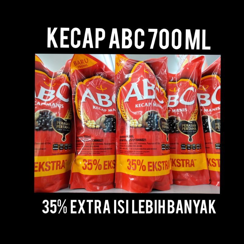 

Promo Kecap ABC 700 ml Extra 35 % Isi lebih banyak