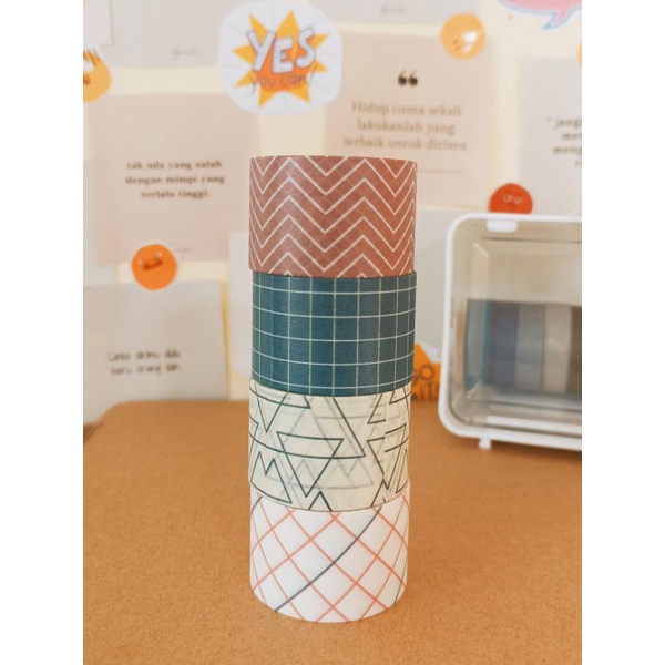 

WASHI TAPE/MASKING TAPE SHARE SAMPLE 50CM - MOTIF GARIS
