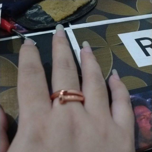 Cincin Adjustable Bahan Stainless Steel Model Paku Cincin Adjustable Bahan Stainless Steel Model Paku