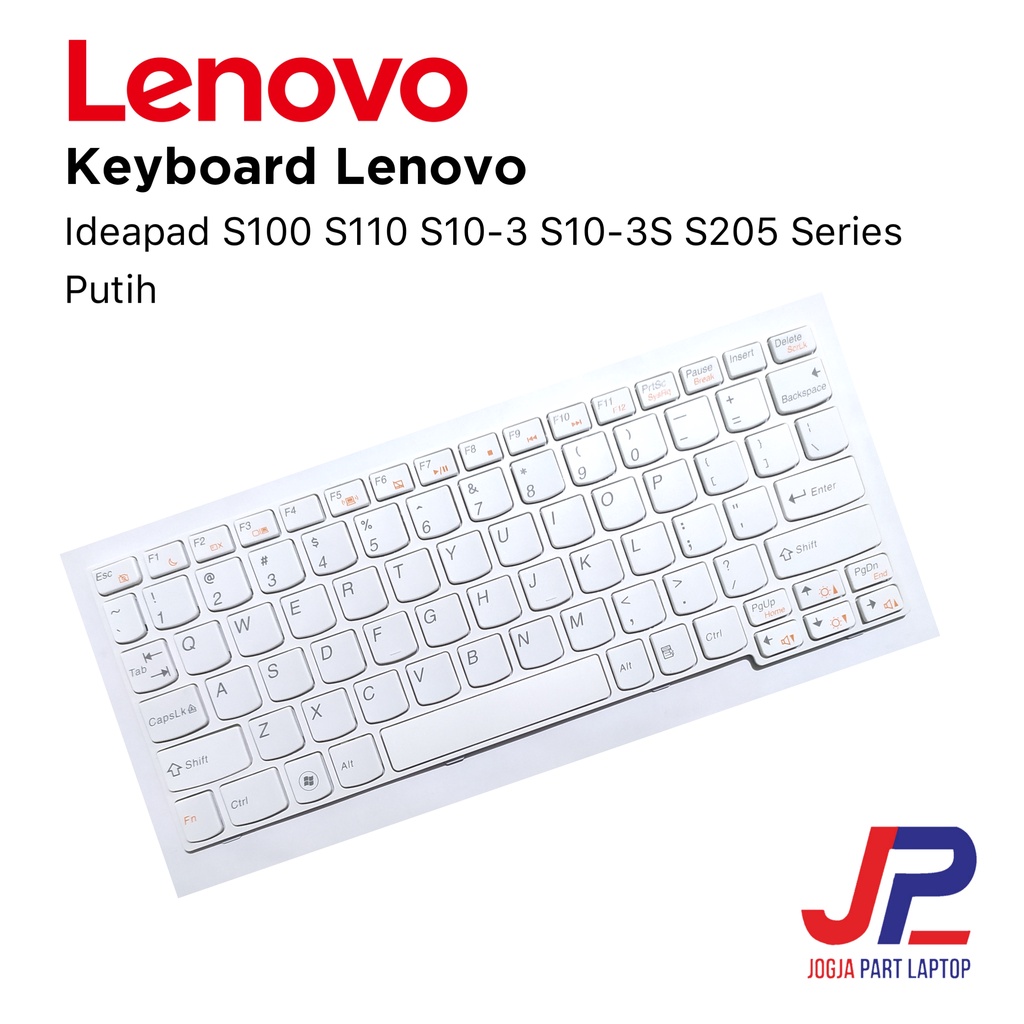 Keyboard Lenovo Ideapad S100 S110 S10-3 S10-3S S205 Series Putih