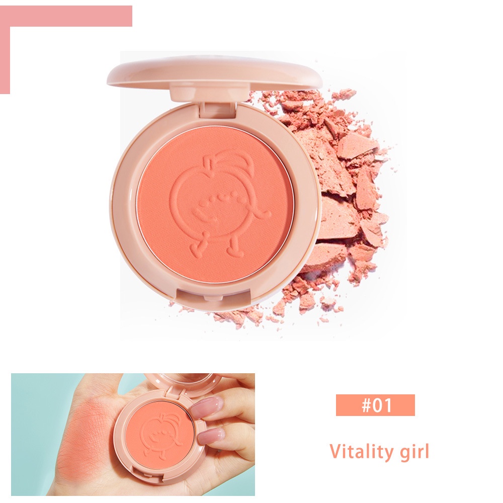 [100% ORIGINAL】【READY】 BPOM SANIYE Blush On Original Blusher Cheek Pressed Powder Blushed Matte  - TRAVEL FRIENDLY