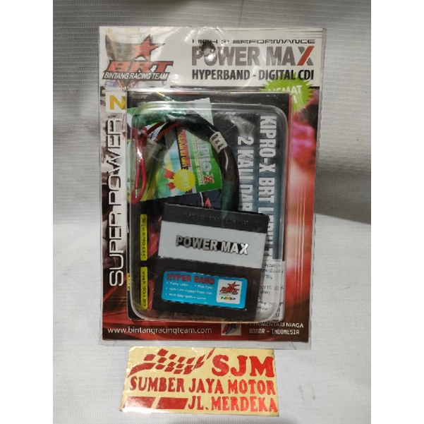CDI BRT hyperband F1ZR DC CDI BRT power max yamaha f1zr hyperband pengapian DC