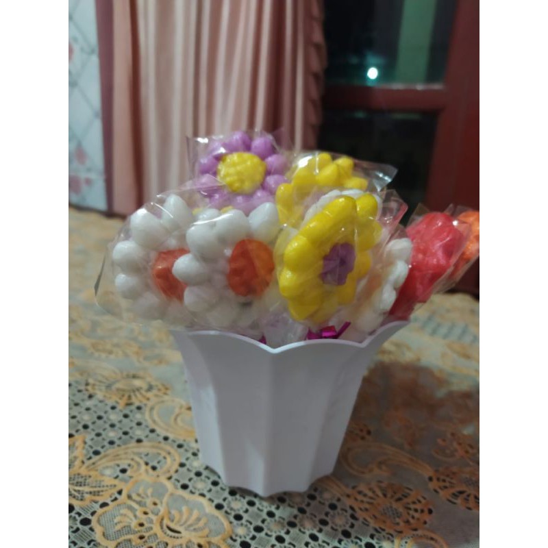 

lolipop motif bunga matahari