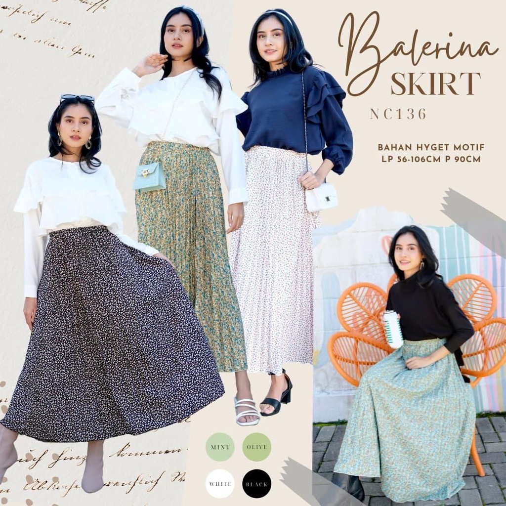 BALERINA SKIRT / ROK PESTA / ROK KONDANGAN / ROK KERJA