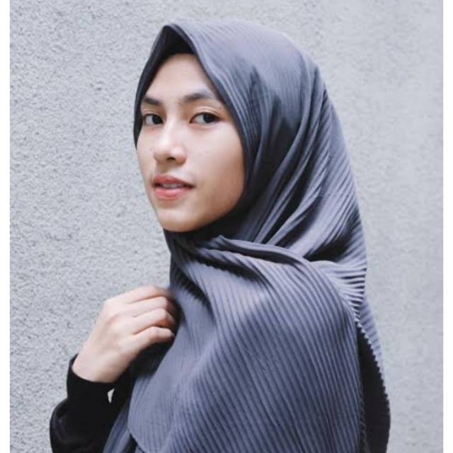 Jilbab Segiempat Plisket Kerudung Hijab SegiEmpat Plisket Square Plisket Segiempat Carissa