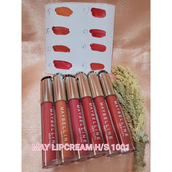 [ ECER ] MAYBELINE LIPCREAM 1001HS