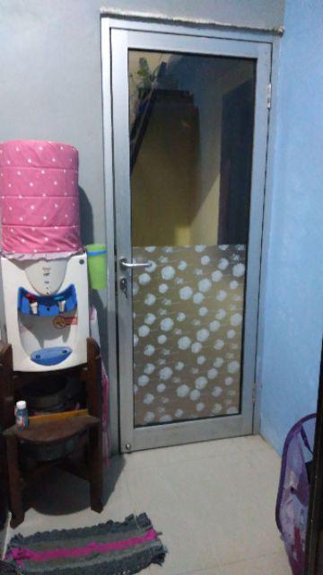 Stiker Kaca/sticker Kaca Film /pelapis Kaca Motif Bunga Kapas