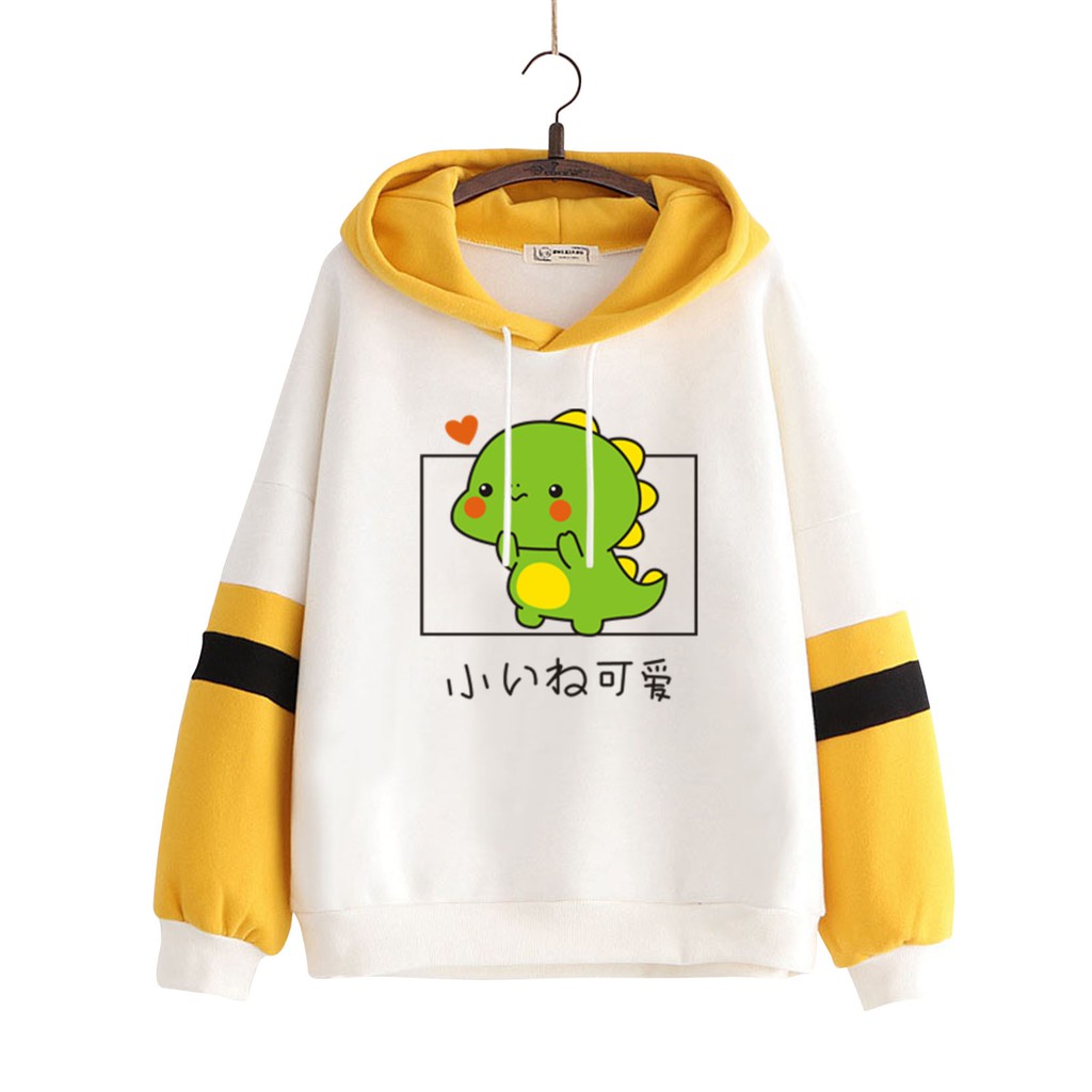 BESS - Hoodie  Murah Wanita / Hoodie Combi Luna - BABY DINO