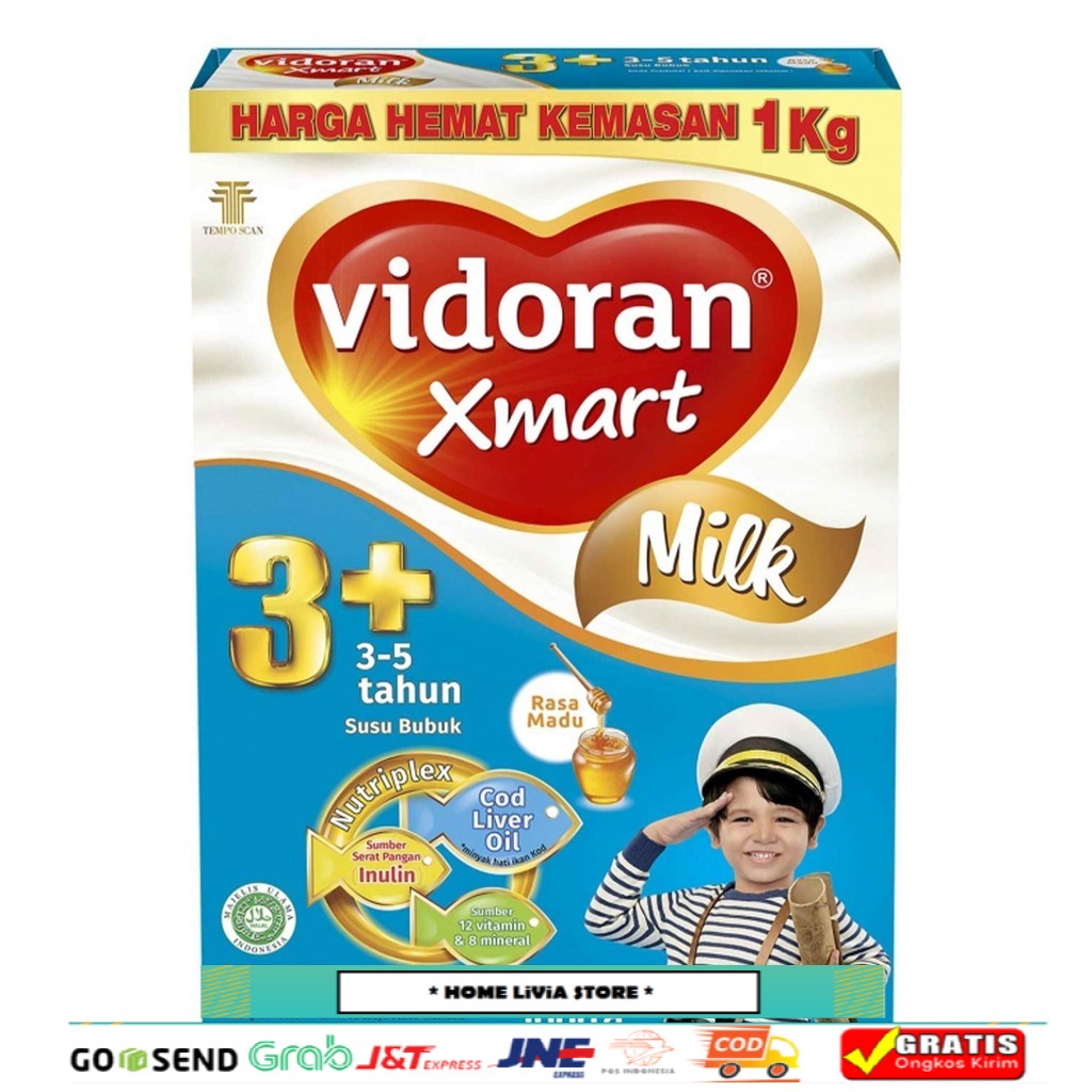 

Vidoran Xmart 3+ Madu 1000 g