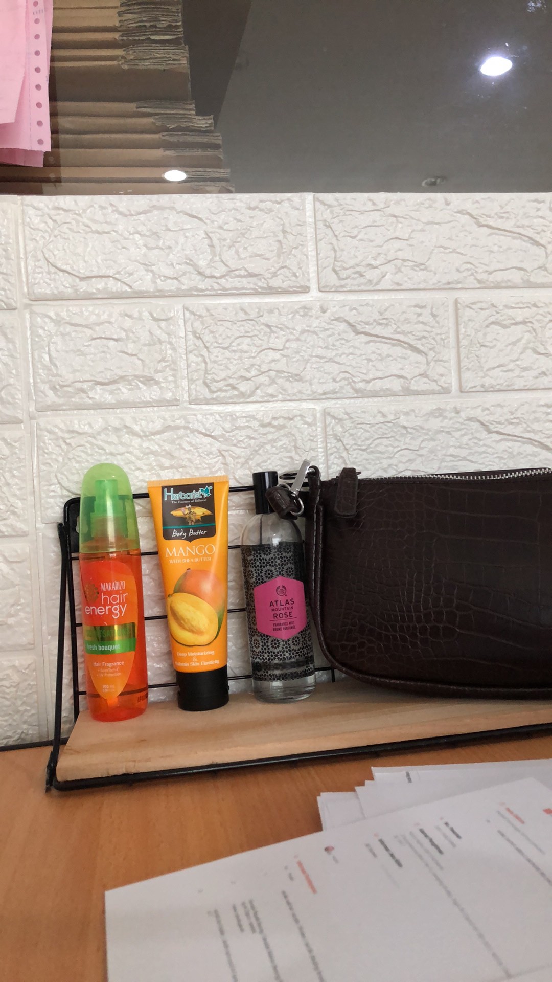 (omahdekor Original) Radit Rak Dinding Tempel Tempat Bunga Buku Hiasan Storage Rack I Radi Hijang