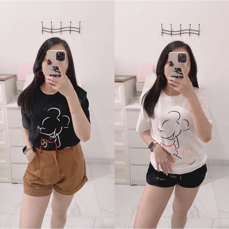 kaos oversize hitam  wanita.kaos oversize bkk import.kaos import hitam gambar kekinian.tshirt import.tshi