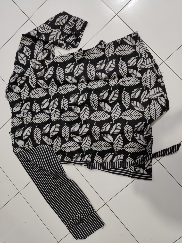 Batik Wanita Kekinian Blouse Batik Brokat Batik Kombinasi