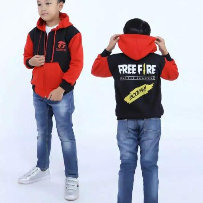✿ Jaket ff Anak Laki Laki Jaket ff Anak jaket free fire anak laki laki untuk usia 2 sampai 8 tahun ♔