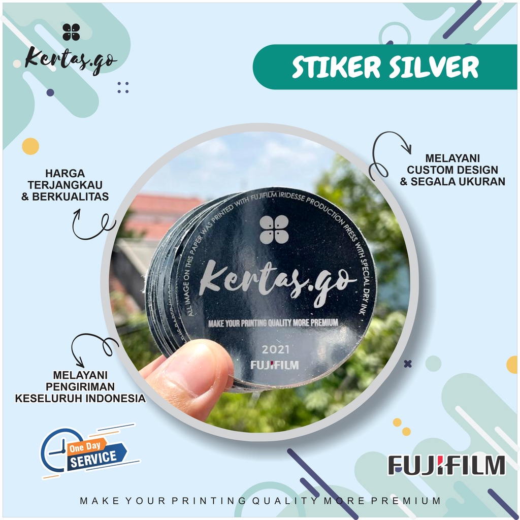 

KERTAS.GO - [STIKER SILVER] CETAK LABEL MEWAH KEMASAN ONLINE SHOP BISNIS CUSTOM TERMURAH LOGO BERKUALITAS TAHAN AIR