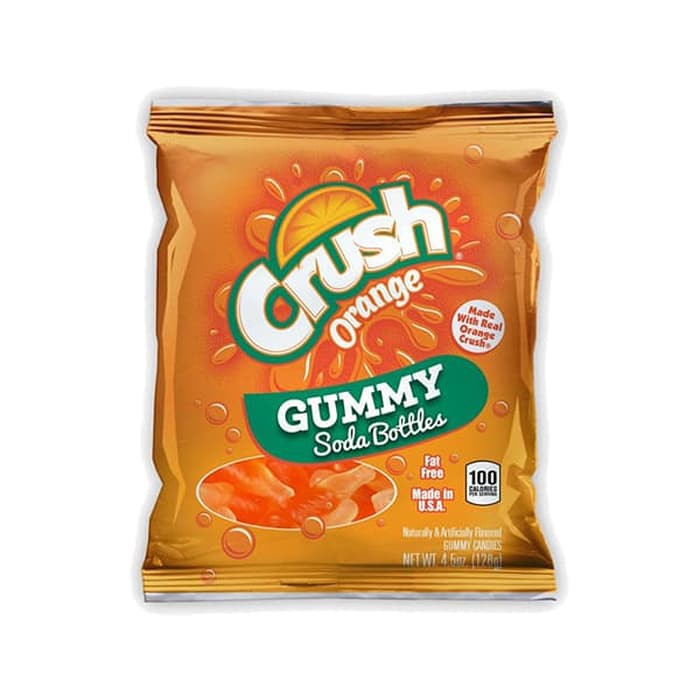 

#HANDCARRY Kenny's Orange Crush Soda Bottle Gummy 120g - UFOHCR0862