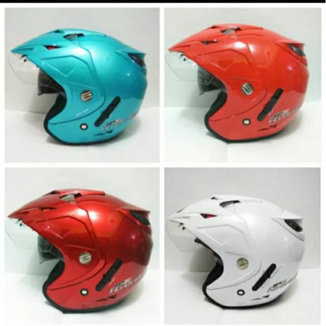 Helm centro hybrid double visor