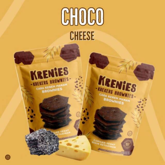 Krenies Brownies Cemilan Kekinian 60gr