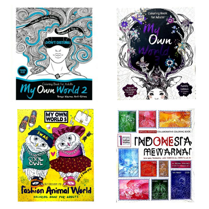 

BUKU MEWARNAI ANTI STRESS UNTUK DEWASA