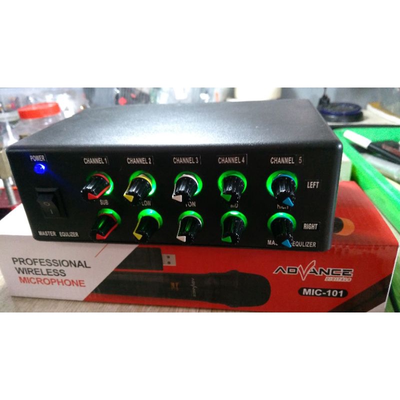 Equalizer Mini Stereo 10Ch PR-X6.