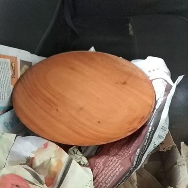 Nampan Kayu | Tray Kayu 25 Cm | Piring Kayu Large