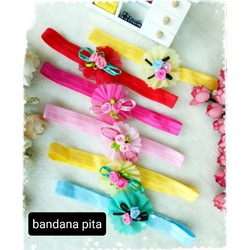 Bandana bayi anak perempuan baru lahir