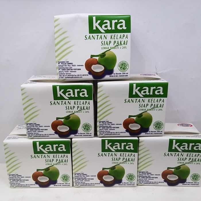 

Santan Kara / Santan Kelapa Siap Pakai / Kara ( 200Ml ) 036