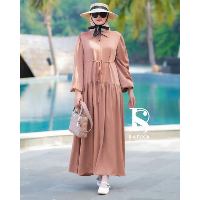YOANA MIDI DRESS BY RAFIKA STORES GAMIS DRESS MAXY MIDI TERBARU BY RAFIKA STORES DLOVERA GAGIL FASHI