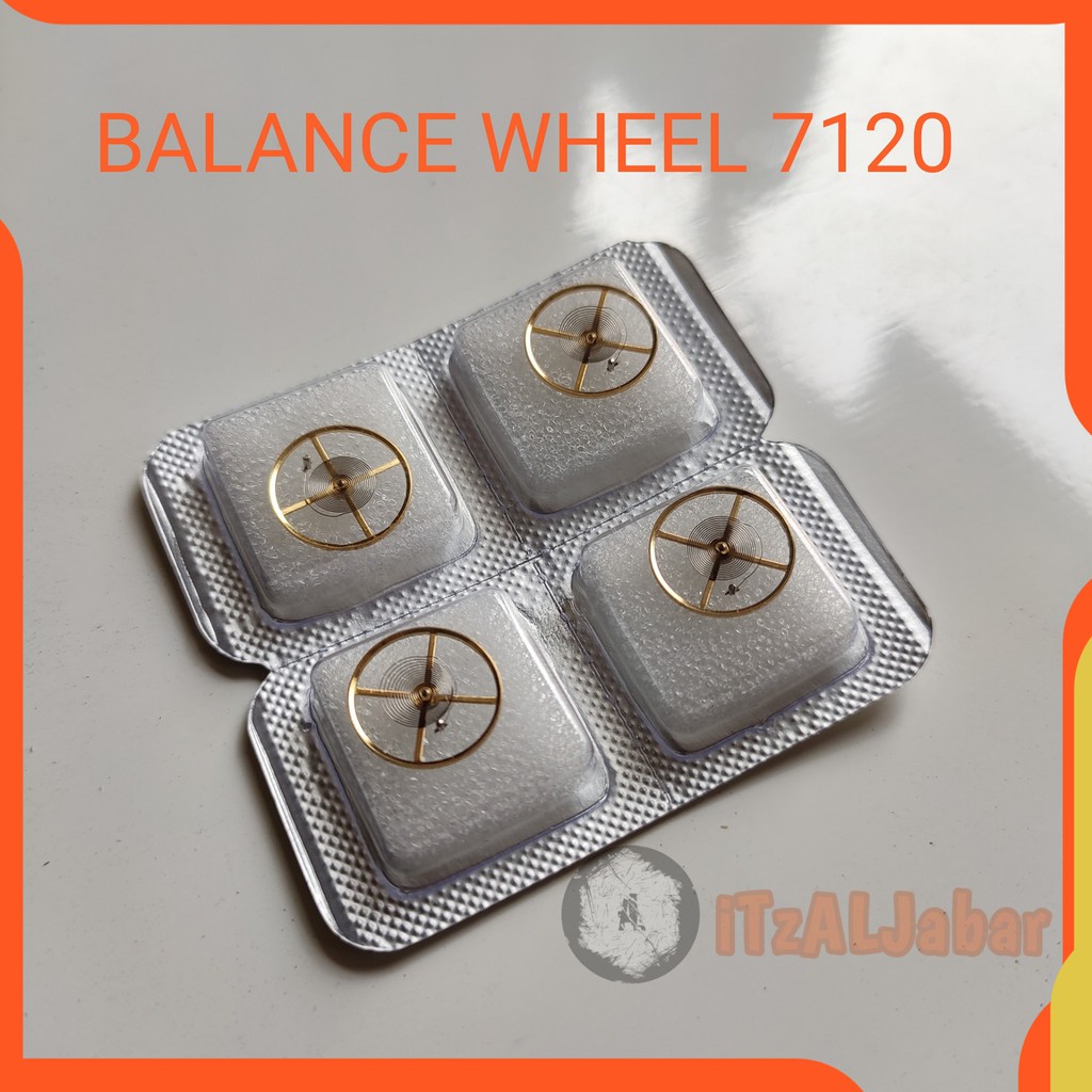 Balance wheel Movement Cal 7120 Per rambut mesin cal 7120