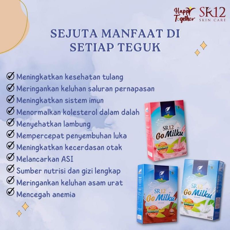 

SR12 Go Milku, Susu Penambah Nafsu Makan