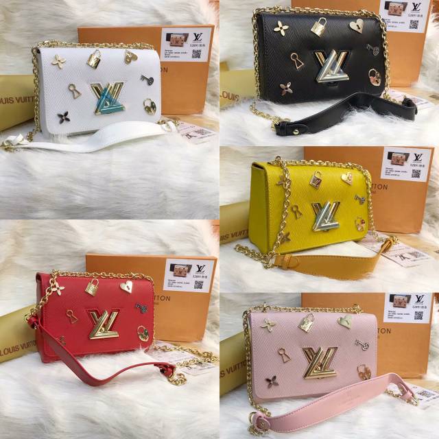 LV LOUIS VUITTON BOX KUNCI TAS SELEMPANG SLING BAG PARTY CLUTCH