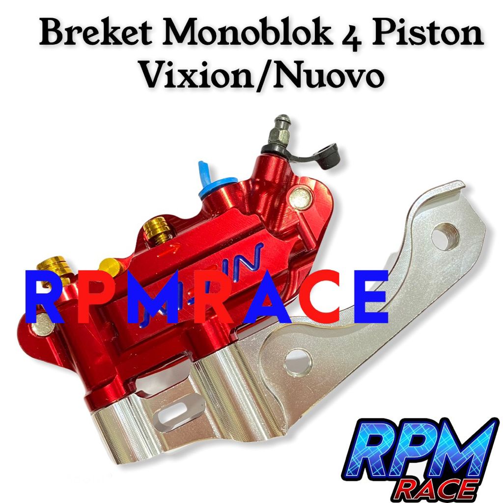 breket monoblok 4piston vixion dan nouvo breket kaliper monoblok Vixion nouvo