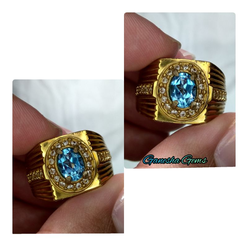 Natural Blue Topaz - Swiss Blue Topaz