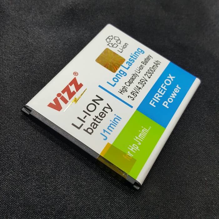 Baterai Samsung J1 Mini J105 Double Power Battery Vizz J1Mini