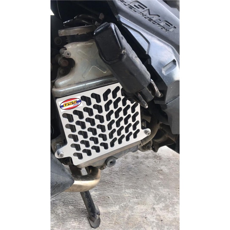 Promo Cover tutup radiator OSS RACING VARIO125/150 PCX ADV Tutup radiator tebal dan berkualitas free baut dan bhosing pnp Vario Pcx Lexi