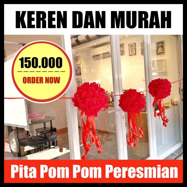 

Pita Pom Pom Peresmian Murah