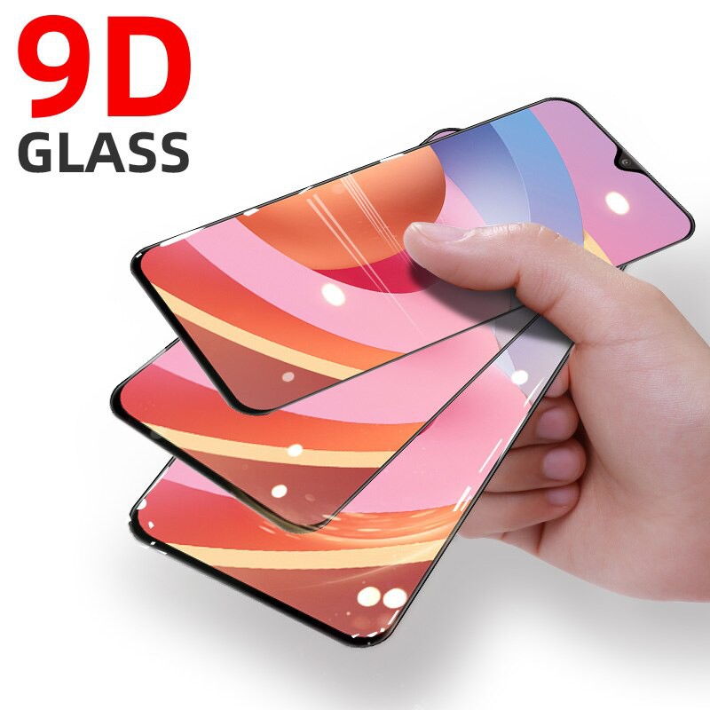 PROMO Tempered Glass VIVO Y91, Y91C, Y93, Y95 NEW TG Layar FULL COVER Black Premium Anti Gores Kaca