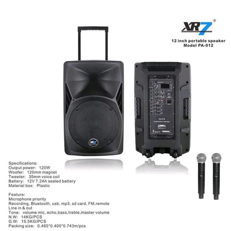 Speaker portable meeting 12" XR7 PA012 ORIGINAL