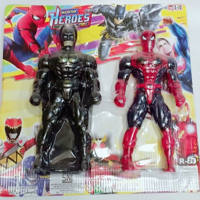 Robot BATMAN &amp; SPIDERMAN 2PCS