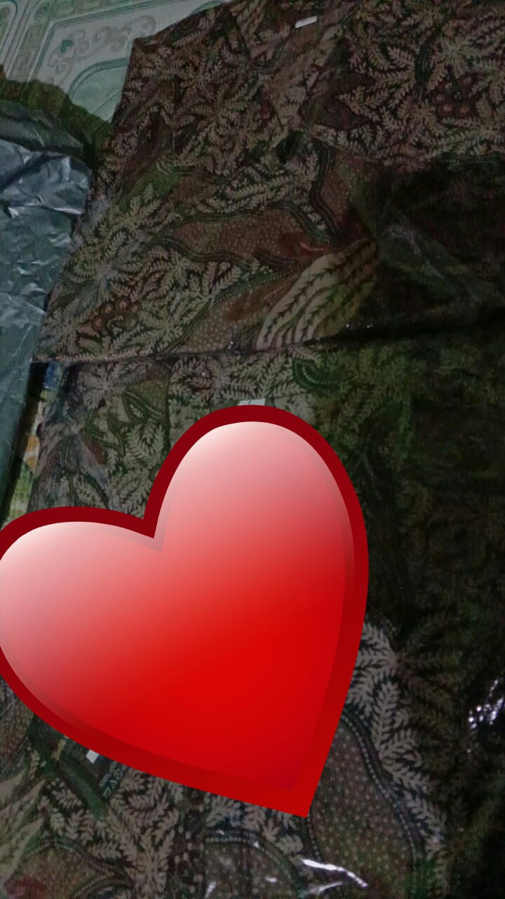 Maura Couple - Sania Ruffle Batik Couple Ori Ndoro Jowi Dnt Batik Kaiya