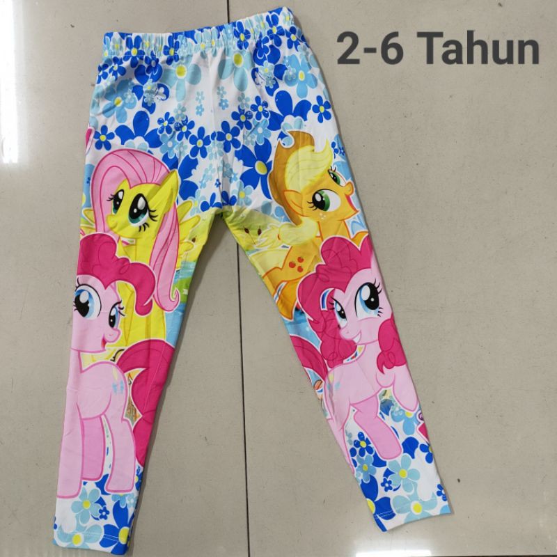 Fashion Legging Little Pony - Celana Panjang Leging Import Anak Cewek