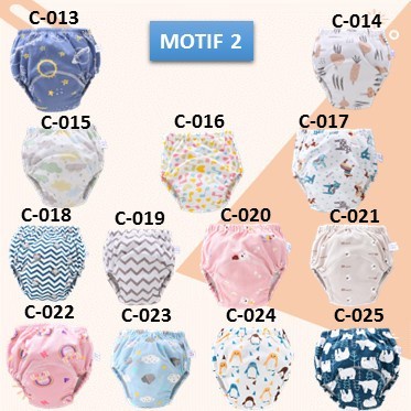 POPOK KAIN PINTAR / WATERPROOF DIAPER PANTS - 3PCS