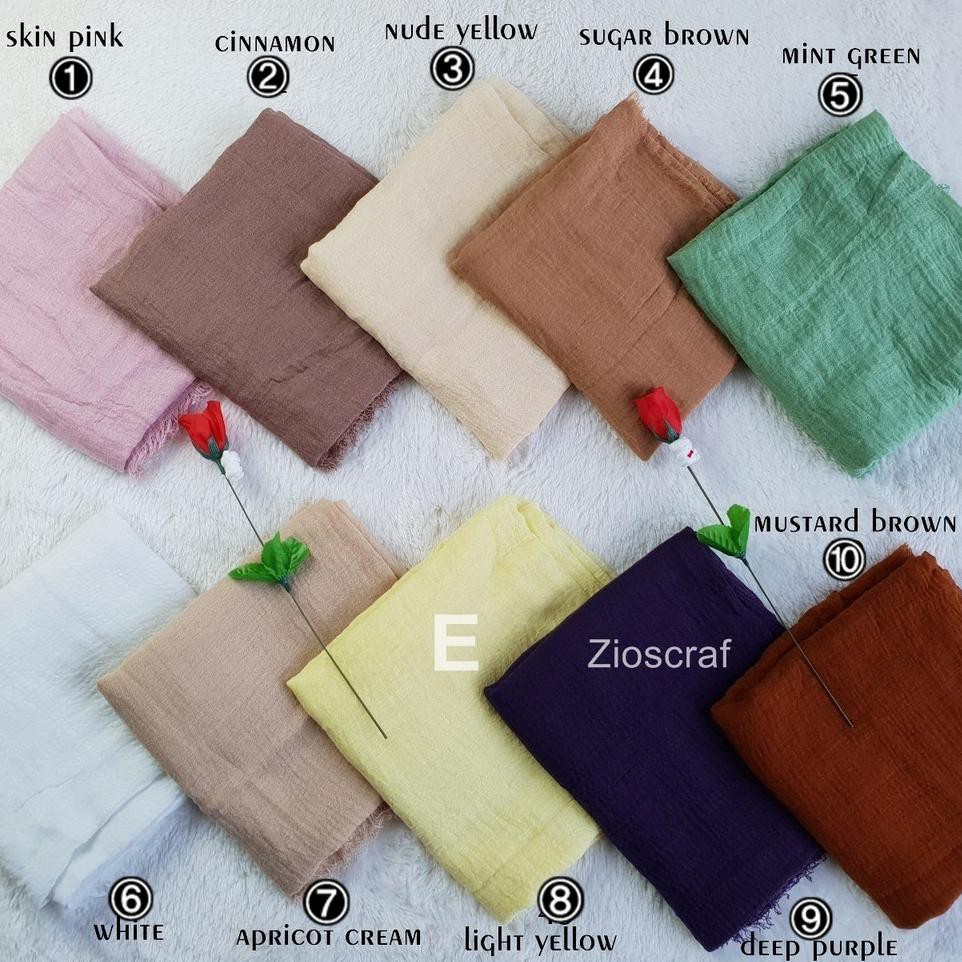 Jangan Ketinggalan order..  A28 Pashmina Turki Crinkle Crimp Hijab Rawis Termurah Pashmina Kusut/ Pa