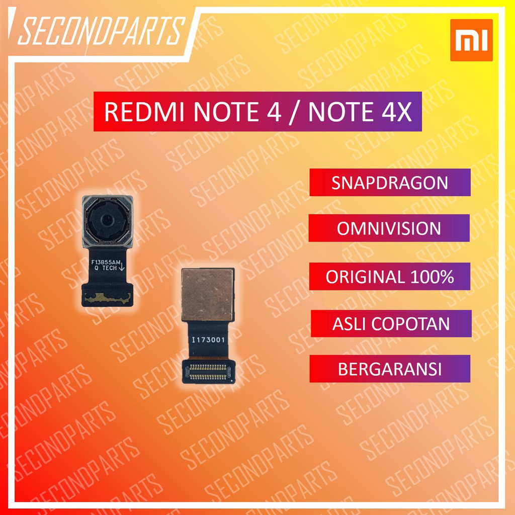 KAMERA BELAKANG XIAOMI REDMI NOTE 4 / NOTE 4X SNAPDRAGON SENSOR OMNIVISION ORIGINAL COPOTAN