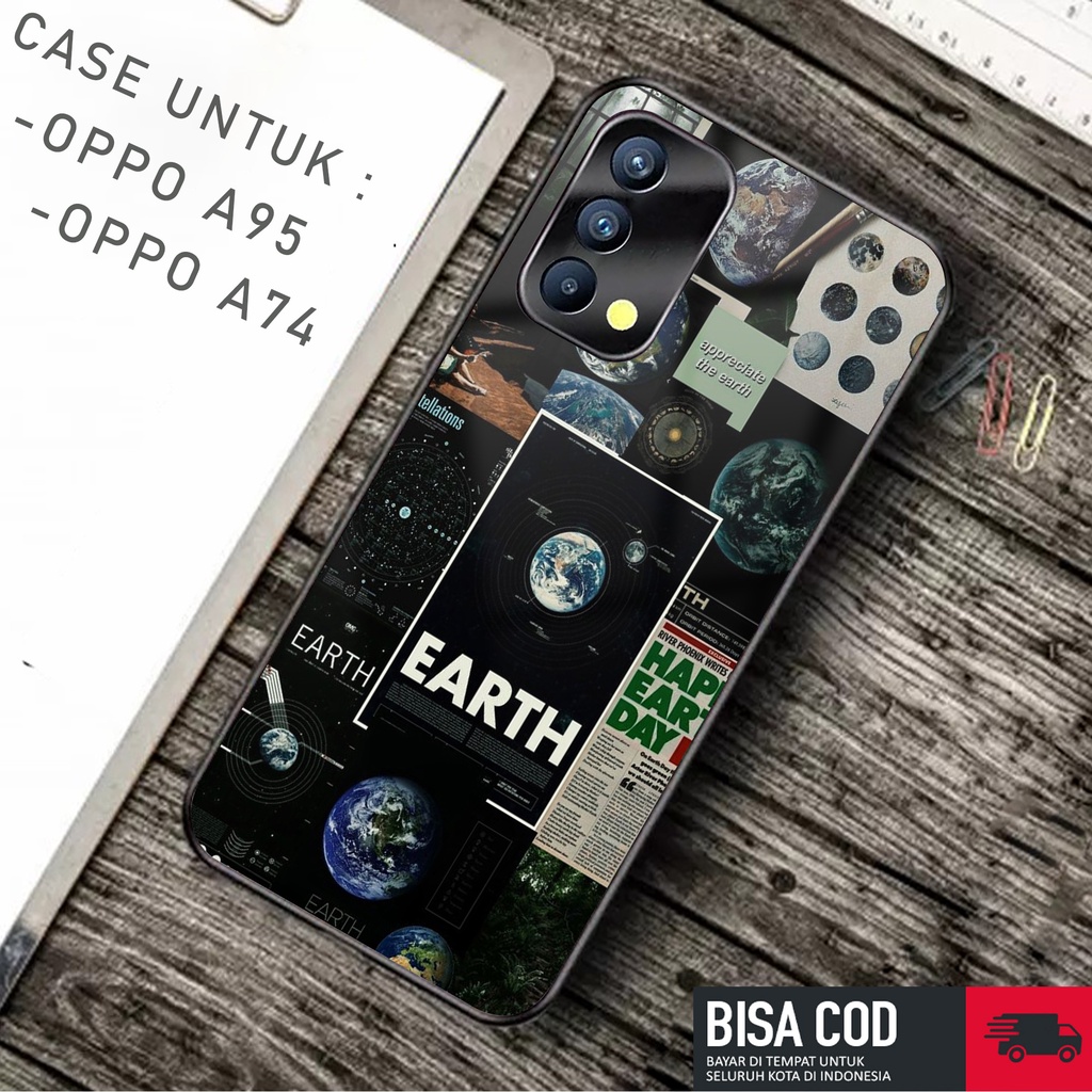 Case OPPO A95 4G/A74 4G  - Casing  OPPO A95 4G/A74 4G [ NASA ] Silikon OPPO A95 4G/A74 4G  - Case Hp