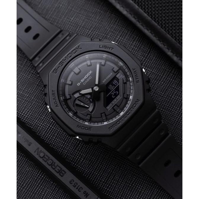 Jam Tangan Casio G Shock GA 2100 1A1 Analog Full Black Ori Bm