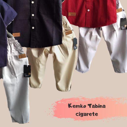 ✺ BAJU KOKO COUPLE AYAH ANAK | KEMEJA COUPLE | KOKO ANAK DAN DEWASA ORI TABINA KATUN POLOS CIGARET ♥
