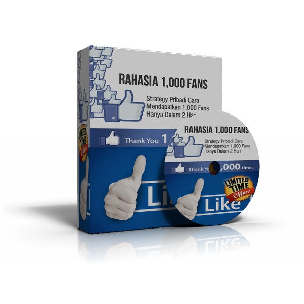 Jual CD Panduan Rahasia Mendapatkan "1,000 Fans Page FB Dalam 2