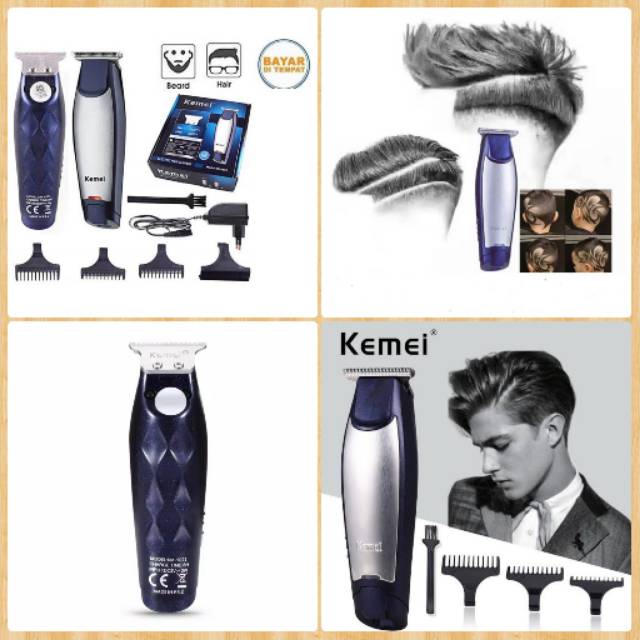 KEMEI 5021 TRIMMER DETAILER CORDLESS ORIGINAL MESIN CUKUR RAMBUT JENGGOT/KUMIS LINER BAYI BALITA DLL