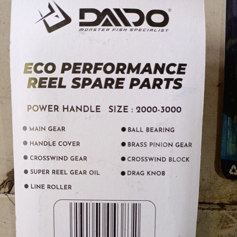 spare part normal handle reel daido